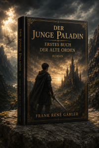 Limitierte Hardcover-Ausgabe von „Der junge Paladin – Erstes Buch: Der alte Orden“ mit edlem Fantasy-Coverdesign.